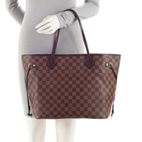 Louis Vuitton Damier Ebene Neverfull MM Tote - Picture 8 of 16